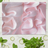 Rosa Zuckerguss Küchentuch (Gefaltet)