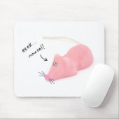 rosa Zuckermaus"eeek Mäuse" Neuheits-Mäusematte Mousepad (Mit Mouse)