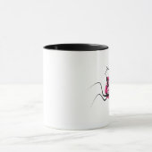 Rosa Zuckerschädel-Eule in der Baum-Tasse Tasse (Zentrum)