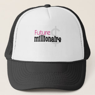 ROSA ZUKÜNFTIGER MILLIONÄR TRUCKERKAPPE
