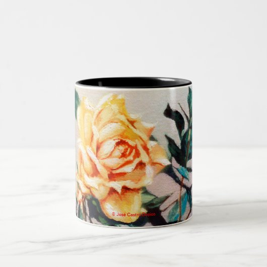 Rosa Zweifarbige Tasse (Mittel)