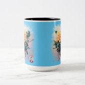 Rosa Zweifarbige Tasse (Mittel)