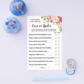 Rosa Zweisprachige Spielkarte für Kinder oder unte Flyer (Einzeln)