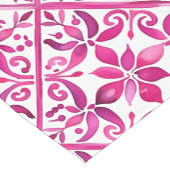 Rosa Zwergmagenta Kurzer Tischläufer (Ecke)