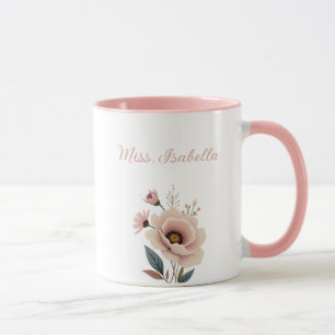 Rosa zwingt mich nicht dazu, meine Lehrerstimme zu Tasse