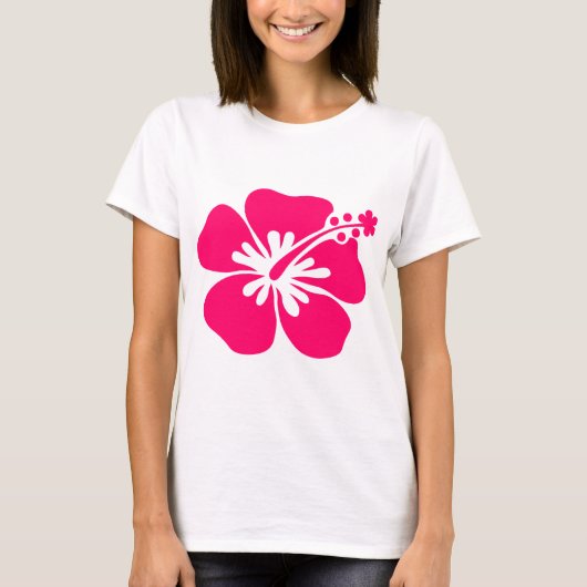 Rosaaloha Blume T-Shirt (Vorderseite)