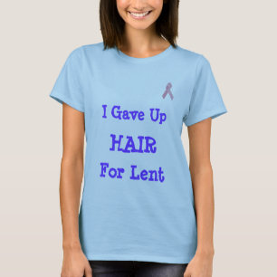 Rosaband, gab ich, HAAR, für Lent auf T-Shirt