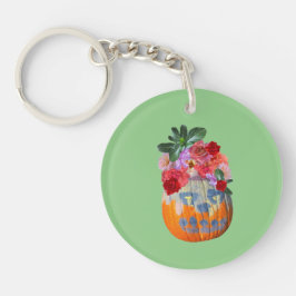 Rosabella Floral Pumpkin Schlüsselanhänger