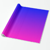 Rosablauer Farbverlauf Geschenkpapier (Ungerollt)