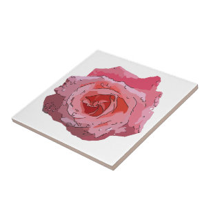 RosaCartoon Fliese