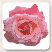 RosaCartoon Getränkeuntersetzer (Vorderseite)