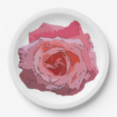 RosaCartoon. Pappteller (Vorderseite)