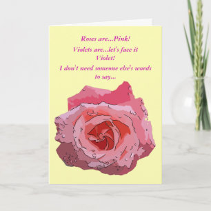 RosaCartoonus, ich Liebe dich. Karte