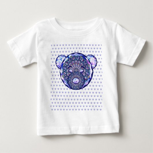 Rosace blau oder rot für baby&child baby t-shirt (Vorderseite)
