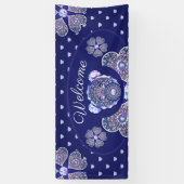 Rosace blau oder rot für baby&child banner (Vertikal)