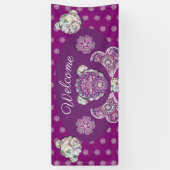 Rosace blau oder rot für baby&child banner (Vertikal)