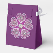 Rosace blau oder rot für baby&child geschenkschachtel (Rückseite)