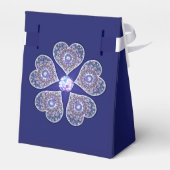 Rosace blau oder rot für baby&child geschenkschachtel (Rückseite)