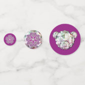 Rosace blau oder rot für baby&child konfetti (Rückseiten)