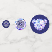 Rosace blau oder rot für baby&child konfetti (Rückseiten)