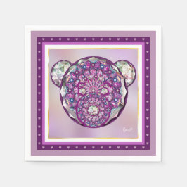 Rosace blau oder rot für baby&child serviette