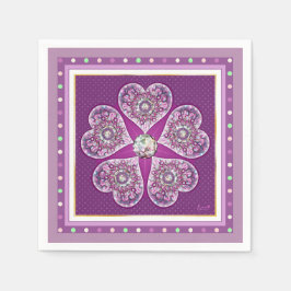 Rosace blau oder rot für baby&child serviette