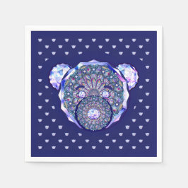 Rosace blau oder rot für baby&child serviette