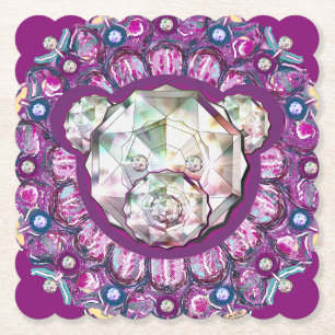 Rosace blau oder rot für baby&child untersetzer