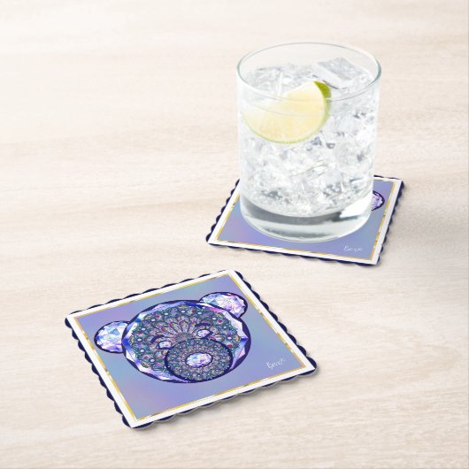 Rosace blau oder rot für baby&child untersetzer (Vor Ort)