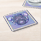 Rosace blau oder rot für baby&child untersetzer (angewinkelt)