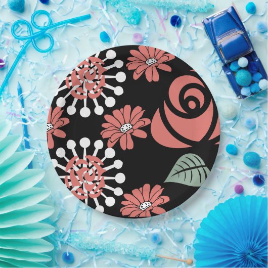 Rosacoaster Florah Plate Pappteller (Party)
