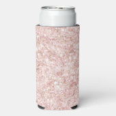 Rosafarben Glitzernder Glitter Selters Dosenkühler (Seltzer Rückseite)