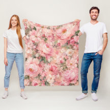Rosafarben romantische Blüten-Pfingstrose-Home-Dék