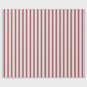 Rosafarben Rot gestreift Weihnachten Geschenkpapier (Flach)