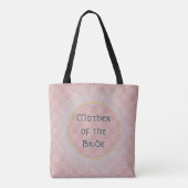 Rosafarbene Brautmutter-Tasche Tasche (Rückseite)