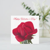 Rosafarbene Feiertagskarte (Stehend Vorderseite)