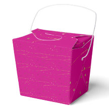 Rosafarbene Konfetti-Partygeschenkbox zum Geburtst