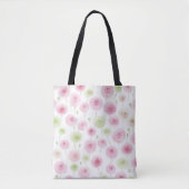 Rosafarbene Minz-Blumen-Ranunkel   Tasche (Vorderseite)