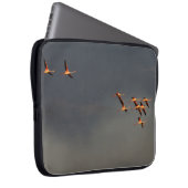 Rosafarbene Motiv-Computerhaube Laptopschutzhülle (Vorne Rechts)