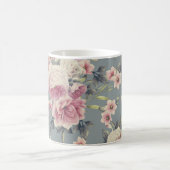 rosafarbene Rosen Kaffeetasse (Mittel)