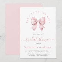 Rosafarbene Schleife - Sie heiratet: Brautparty