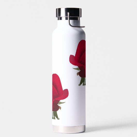 Rosafarbene Trinkflasche (Links)