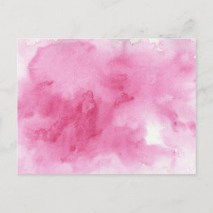 rosafarbenen Wasserfarbenhintergrund für Ihre Postkarte