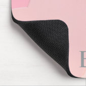 rosafarbener Marmor Mousepad (Ecke)