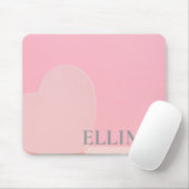 rosafarbener Marmor Mousepad (Mit Mouse)
