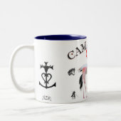 ROSAFARBENER MUG ZWEIFARBIGE TASSE (Links)