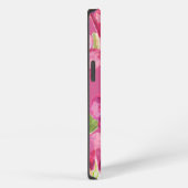 rosafarbener Wasserfarben-Blumen-iPhone 13-Case. iPhone Hülle (Rechte Seite)