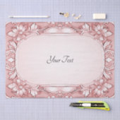 rosafarbenes Blumenbezugpapier Seidenpapier (Handwerk)