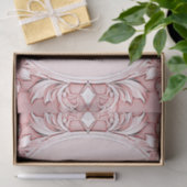 rosafarbenes Blumenbezugpapier Seidenpapier (Geschenk)