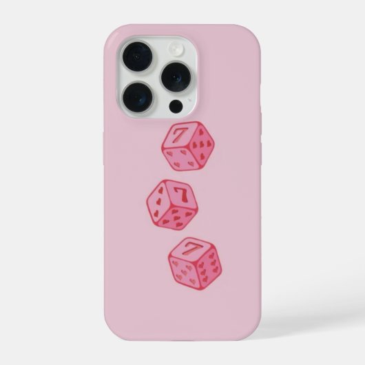 rosafarbenes iPhone-Case iPhone Hülle (Rückseite)